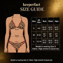 Leopard Ruffle Triangle Bikini Set