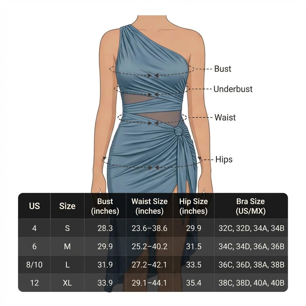 One-Shoulder Swimsuit with Mesh Sarong Set